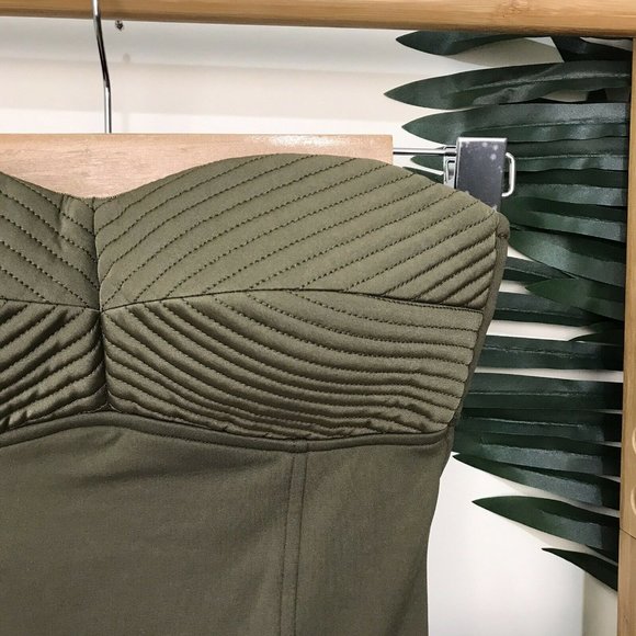 Seafolly Olive Green Swimsuit One Piece Halter - Picture 5 of 12